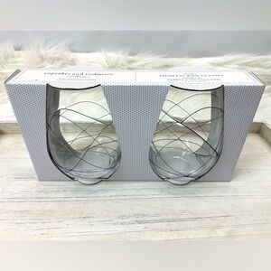 New Stemless Wine Glasses, Set of 2, Cupcakes and Cashmere at Home